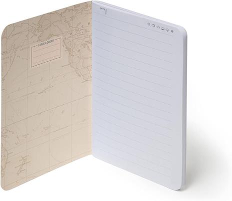 Legami - Quaderno A Righe Small, A6, 80 Pagine, in Carta certificata FSC®, Carta 100 g/m², 9x13,5 cm, Tema Stars - 6
