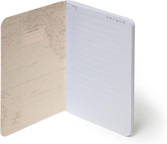 Legami - Quaderno A Righe Small, A6, 80 Pagine, in Carta certificata FSC®, Carta 100 g/m², 9x13,5 cm, Tema Stars - 6