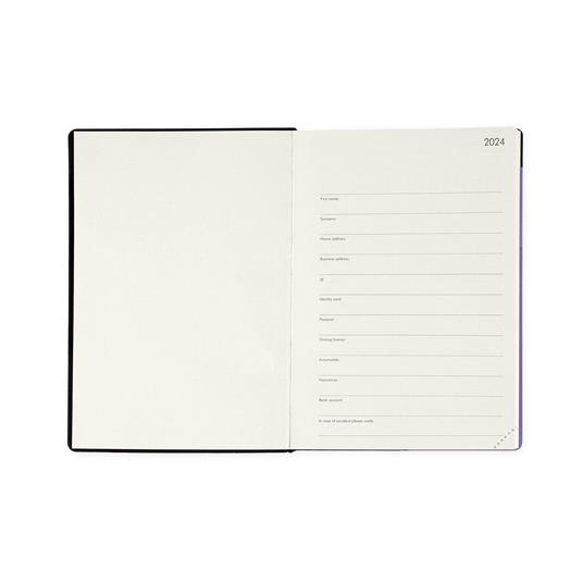 Agenda 2023-2024 Legami, 12 mesi, settimanale, medium, con notebook, colors - LAVENDER - 3