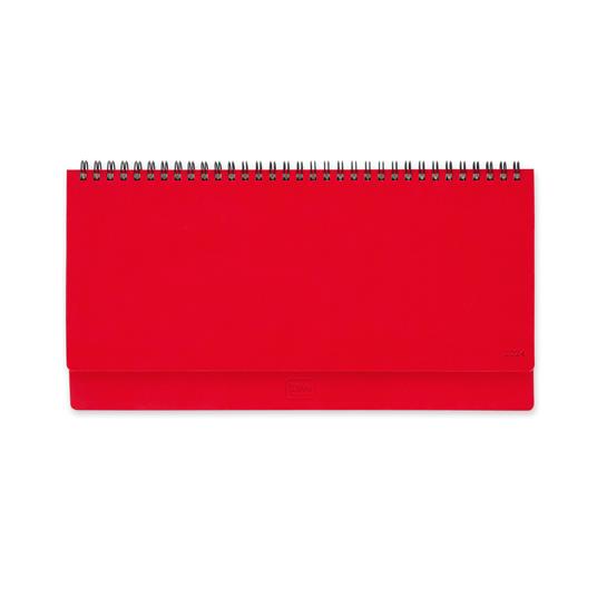 Desk Planner Legami 2024, 13 mesi, colors - RED PASSION
