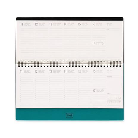 Desk Planner Legami 2024, 13 mesi, colors - MALACHITE GREEN - 2