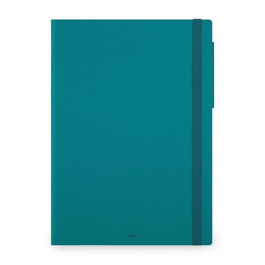 Agenda 2023-2024 Legami, 12 mesi, settimanale, maxi, colors - MALACHITE GREEN