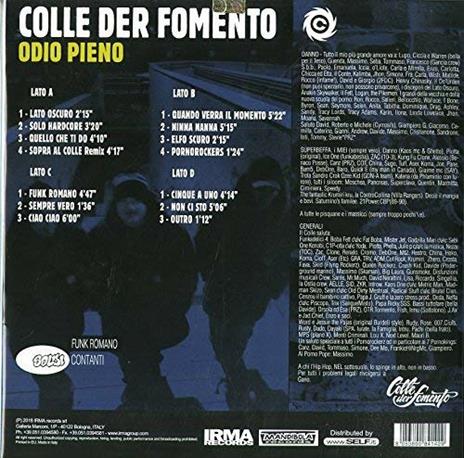Odio pieno - Vinile LP di Colle der Fomento - 2