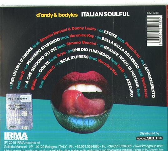 Italian Soulful - CD Audio di D'Andy & Bodyles - 2