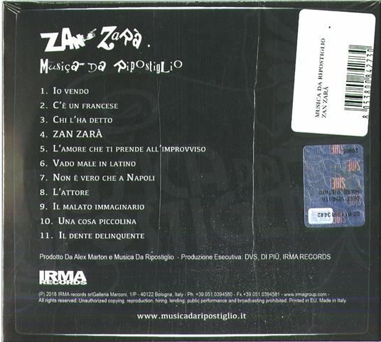 Zan Zar - CD Audio di Musica da Ripostiglio - 2