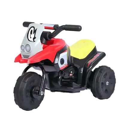 Moto Elettrica Per Bambini Racing 3 Ruote Rosso 6V Con Retromarcia 35865