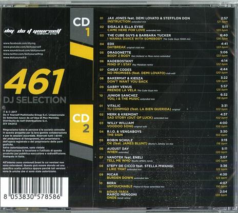 DJ Selection 461 - CD Audio - 2