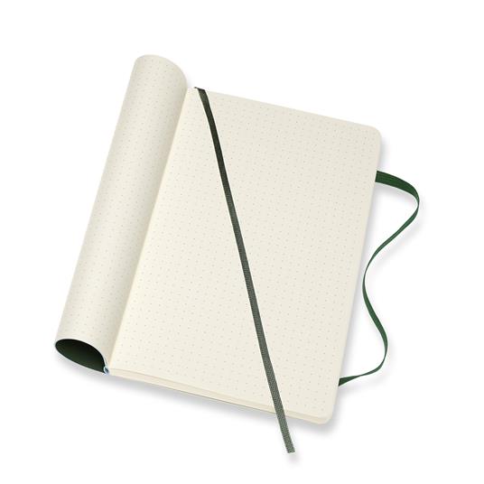 Taccuino Moleskine large puntinato copertina morbida verde. Myrtle Green - 3