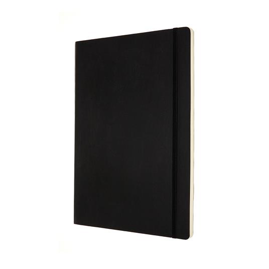 Taccuino Moleskine A4 a pagine bianche copertina morbida nero. Black - 2