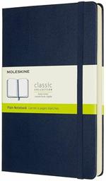 Taccuino Moleskine Expanded Large a pagine bianche copertina rigida. Blu