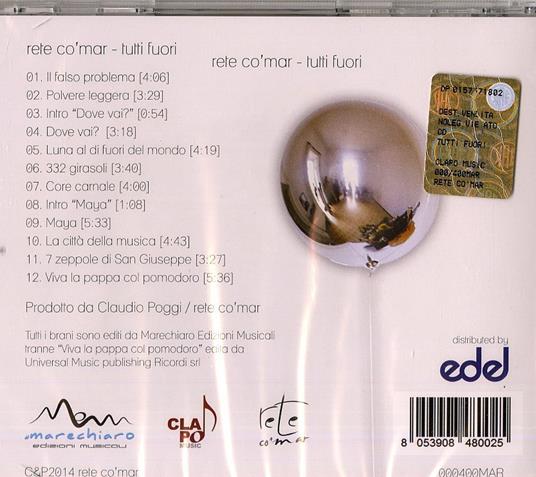 Tutti fuori - CD Audio di Rete Co'mar - 2