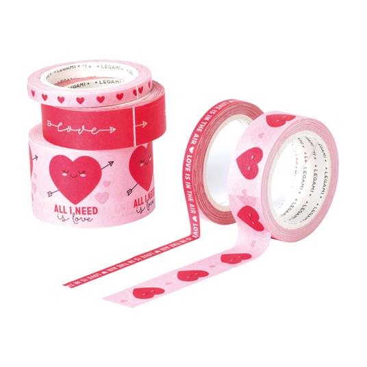 Nastro adesivo San Valentino Tape By Tape, Heart Legami - Legami - Idee  regalo