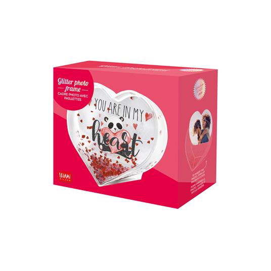 Portafoto San Valentino Glitter Photo Frame Heart Legami - Legami - Idee  regalo