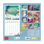 Calendario Legami 2023, carta non patinata, Alice In Wonderland - 18 x 18 cm