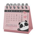 Micro calendario Legami 2023, Panda & Friends - 5,8 x 5,3 cm