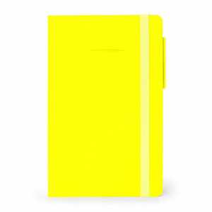 Cartoleria Quaderno My Notebook - Medium Lined Neon Yellow Legami