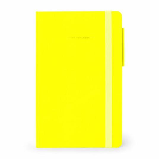 Quaderno My Notebook - Medium Lined Neon Yellow