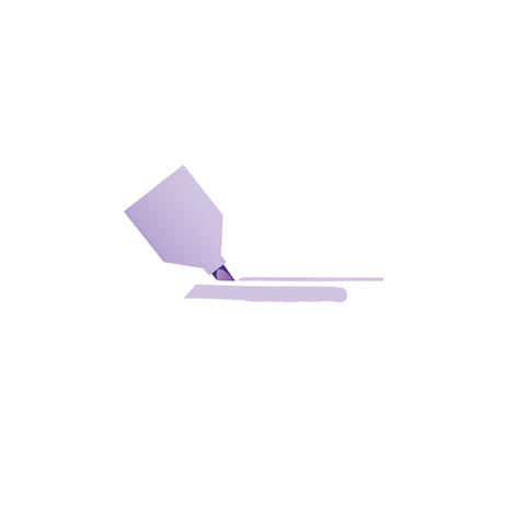 Set di 6 mini evidenziatori Legami - Carrate Team - Carrot - 3