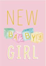 Biglietto auguri - New Baby Girl
