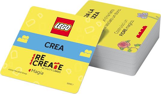 Lego ReCreate Activity Cards - Magia, Gioco di Società ufficiale LEGO - 15-30 min, 1-5 giocatori, da 6+ Anni - 3