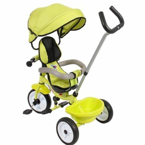 Triciclo No Verde Con Sedile Girevole A 360°, Capottina E Protezione Clb/As2346 - 3