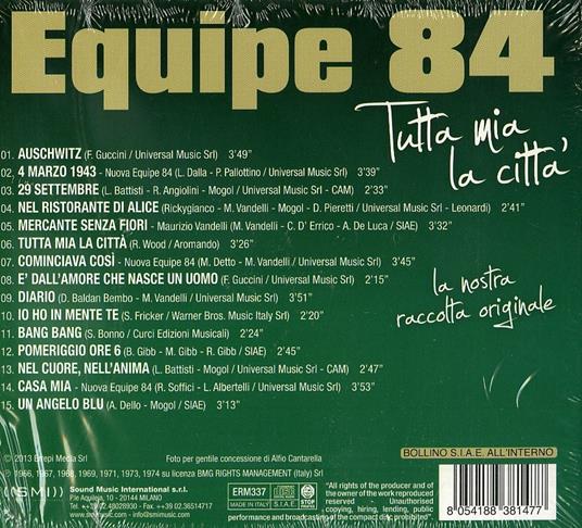 Tutta Mia La Città - CD Audio di Equipe 84 - 2
