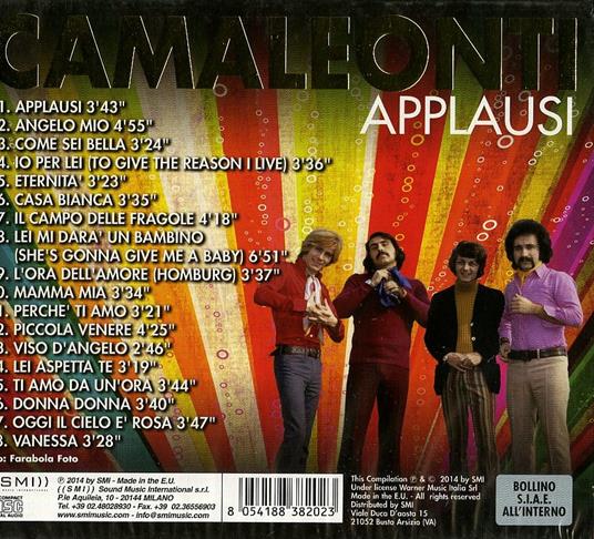 Applausi - CD Audio di Camaleonti - 2