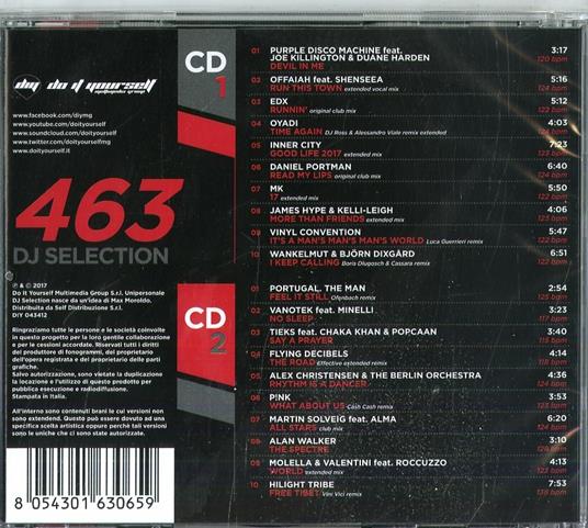 DJ Selection 463 - CD Audio - 2