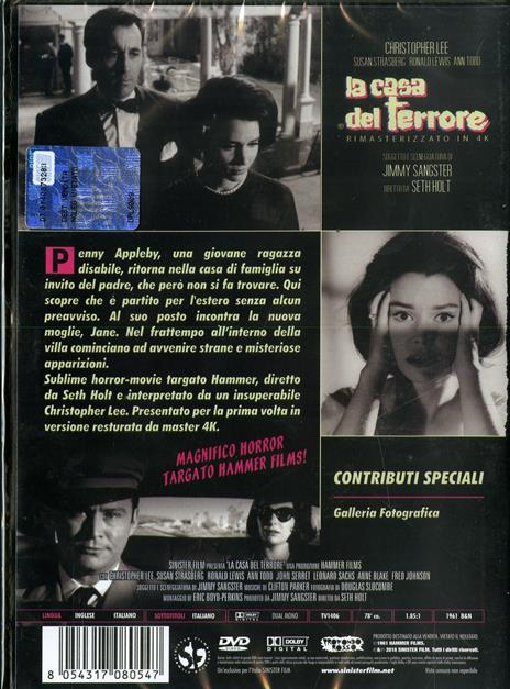 La casa del terrore. Rimasterizzato in 4K (DVD) di Seth Holt - DVD - 2