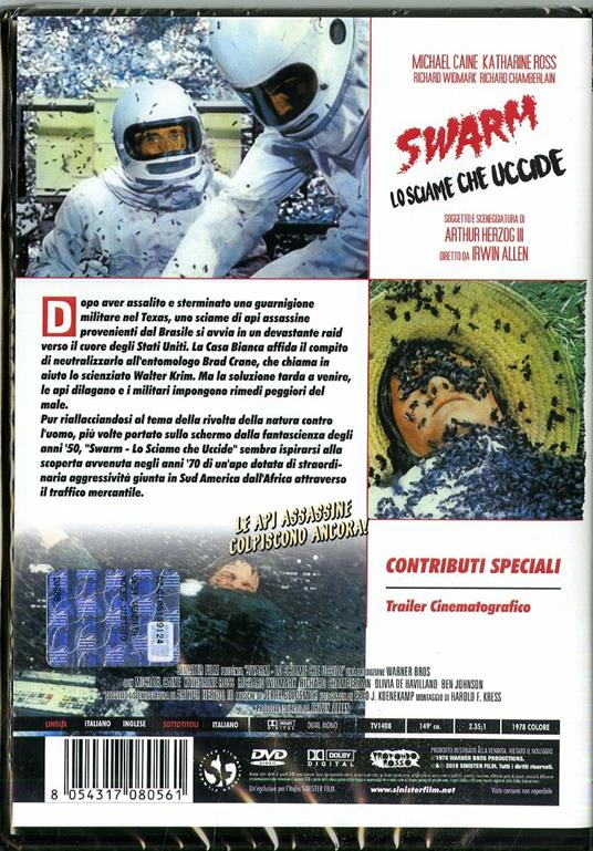 Swarm. Lo sciame che uccide (DVD) di Irwin Allen - DVD - 2