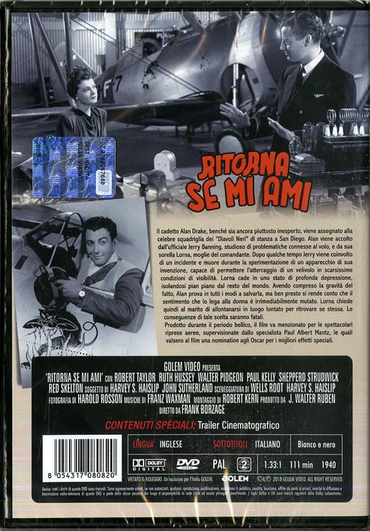 Ritorna se mi ami (DVD) di Frank Borzage - DVD - 2