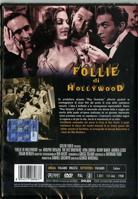 Follie di Hollywood (DVD) di George Marshall - DVD - 2
