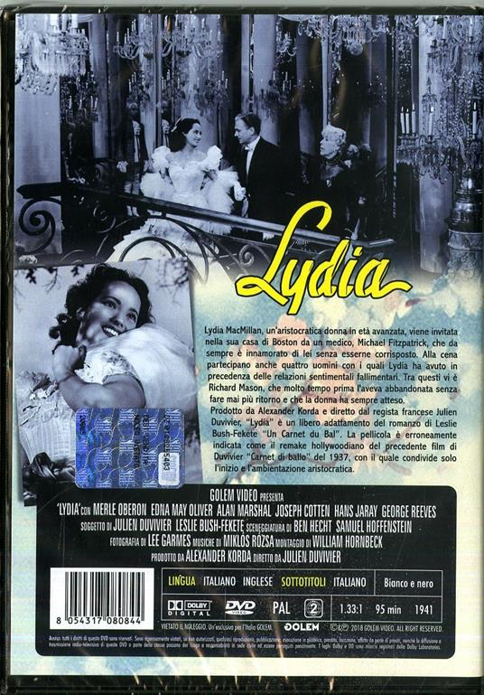 Lydia (DVD) di Julien Duvivier - DVD - 2