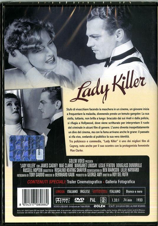 Lady Killer (DVD) di Roy Del Ruth - DVD - 2