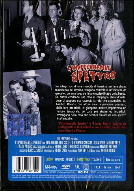 l' inafferrabile spettro di Arthur Lubin - DVD - 2