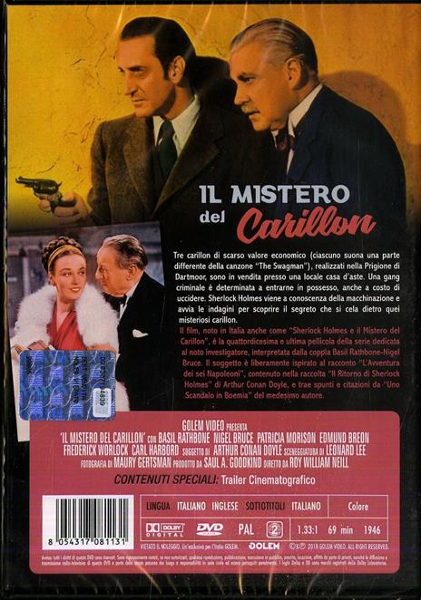 Sherlock Holmes. Il mistero del carillon di Roy William Neill - DVD - 2