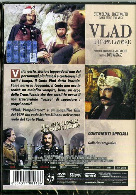Vlad, l'impalatore di Doru Nastase - DVD - 2