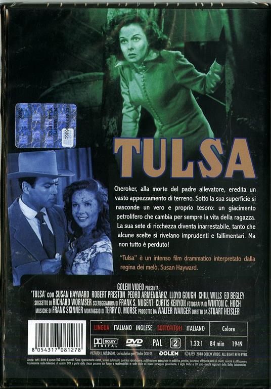 Tulsa di Stuart Heisler - DVD - 2