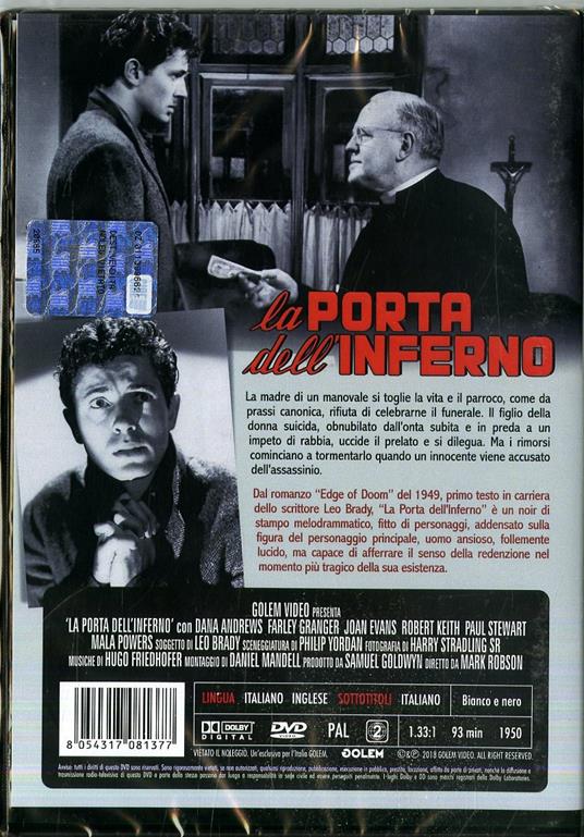 La Porta dell'Inferno di Mark Robson - DVD - 2