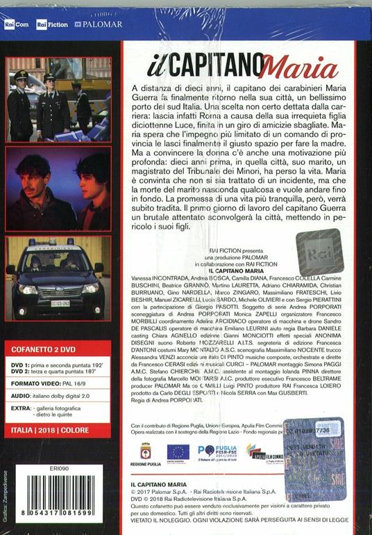 Il capitano Maria (2 DVD) di Andrea Porporati - DVD - 2
