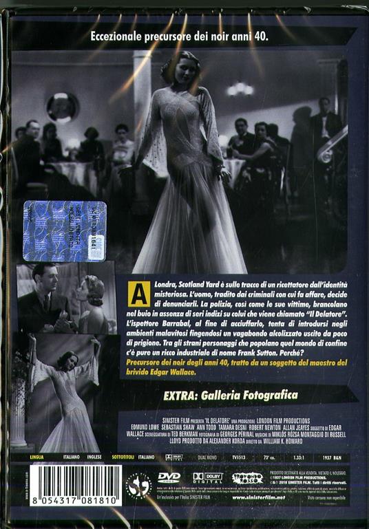 Il delatore (DVD) di William Howard - DVD - 2