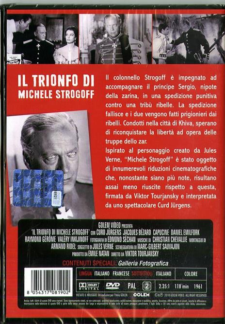 Il trionfo di Michele Strogoff (DVD) di Viktor Tourjansky - DVD - 2