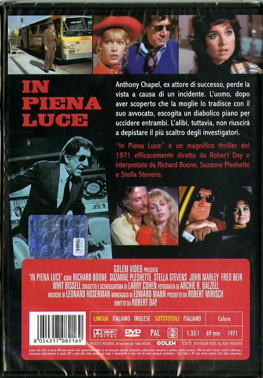 In piena luce (DVD) di Robert Day - DVD - 2