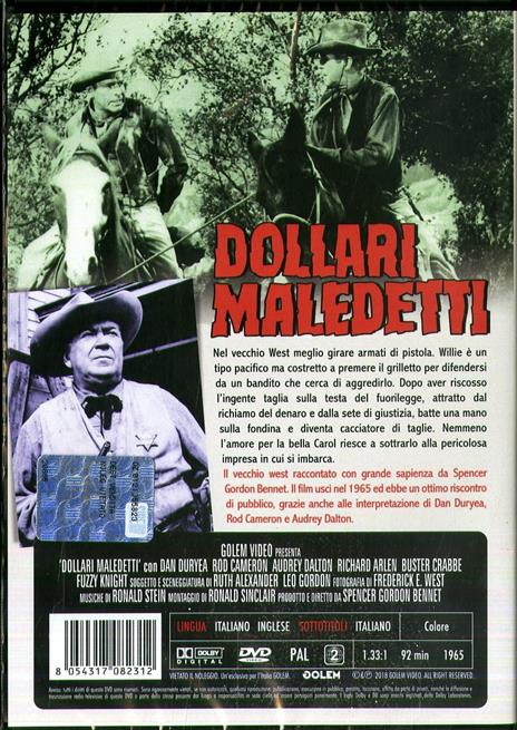 Dollari maledetti (DVD) di Spencer Gordon Bennet - DVD - 2