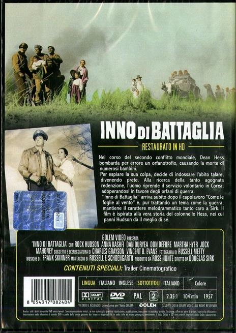 Inno di battaglia. Restaurato in Hd (DVD) di Douglas Sirk - DVD - 2
