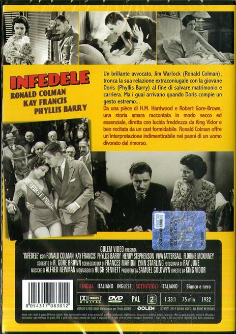 Infedele (DVD) di King Vidor - DVD - 2