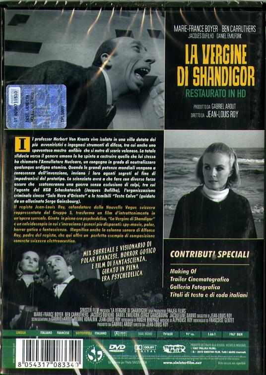 La vergine di Shandigor. Restaurato in HD (DVD) di Jean-Louis Roy - DVD - 2
