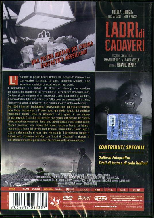 Ladri di cadaveri (DVD) di Fernando Mendez - DVD - 2