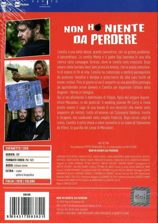 Non ho niente da perdere (DVD) di Fabrizio Costa - DVD - 2