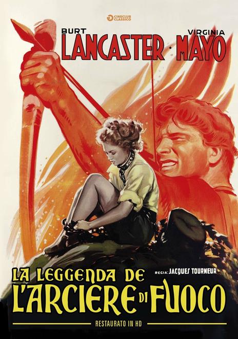 La leggenda dell'arciere di fuoco. Restaurato in HD (DVD) di Jacques Tourneur - DVD